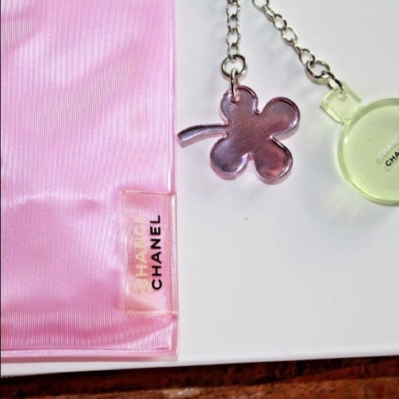 ✨ Authentic Chanel Perfume Bottle & Clover Charms - Picture 6 of 7